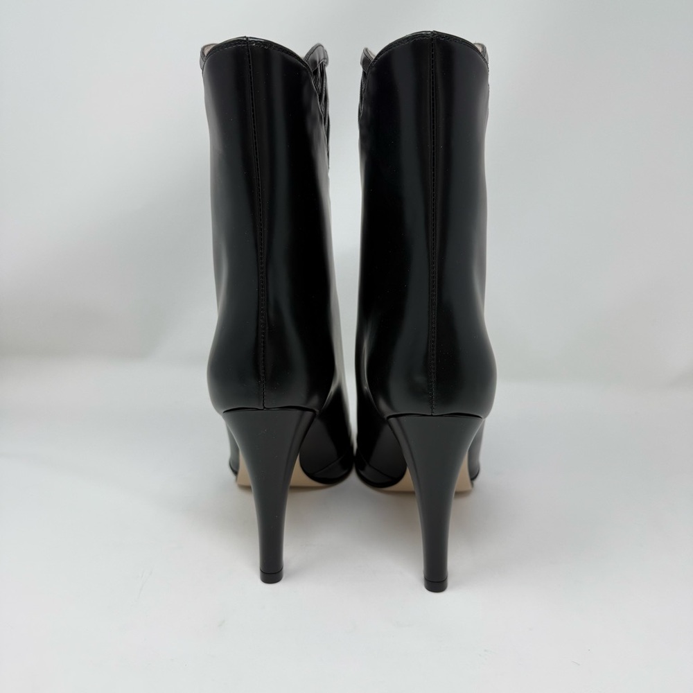 NEW‎ Gucci Plume Calfskin Damir Cutout Lattice Leather Ankle Booties Black 39.5 - Picture 5 of 14